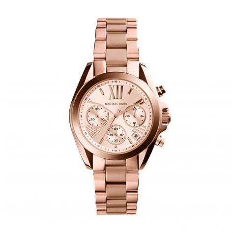 michael kors mini bradshaw rose gold tone stainless steel watch|michael kors bradshaw watches.